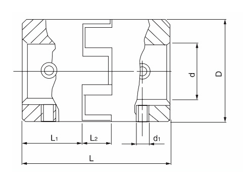 彈性聯(lián)軸節(jié)HY8330.2結(jié)構(gòu)圖